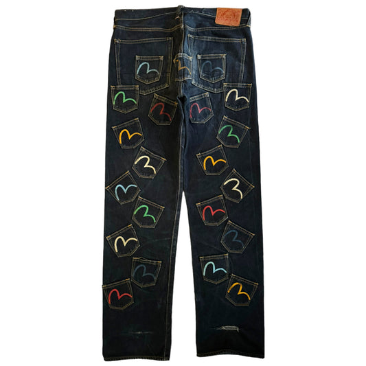 EVISU MULTIPOCKET DENIM(34)